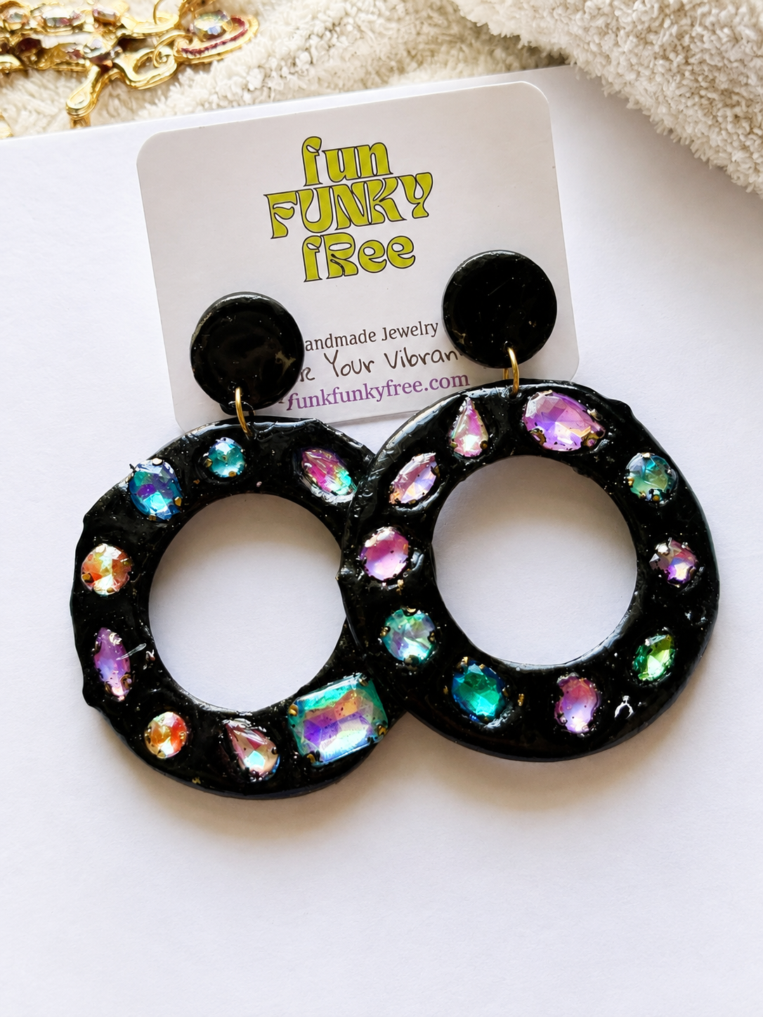 Disco Hoops - Dangle