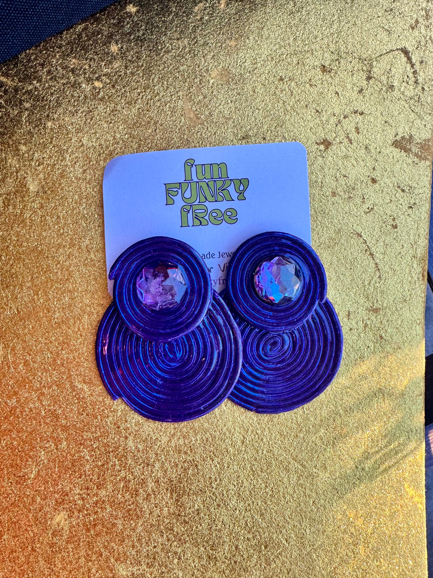 Funky Spirals - Grape Glitz