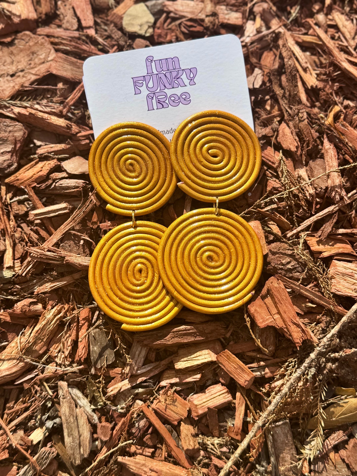 Funky Spirals - Golden