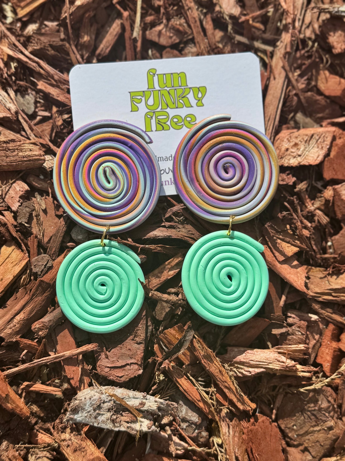 Funky Spirals - Disco Mint