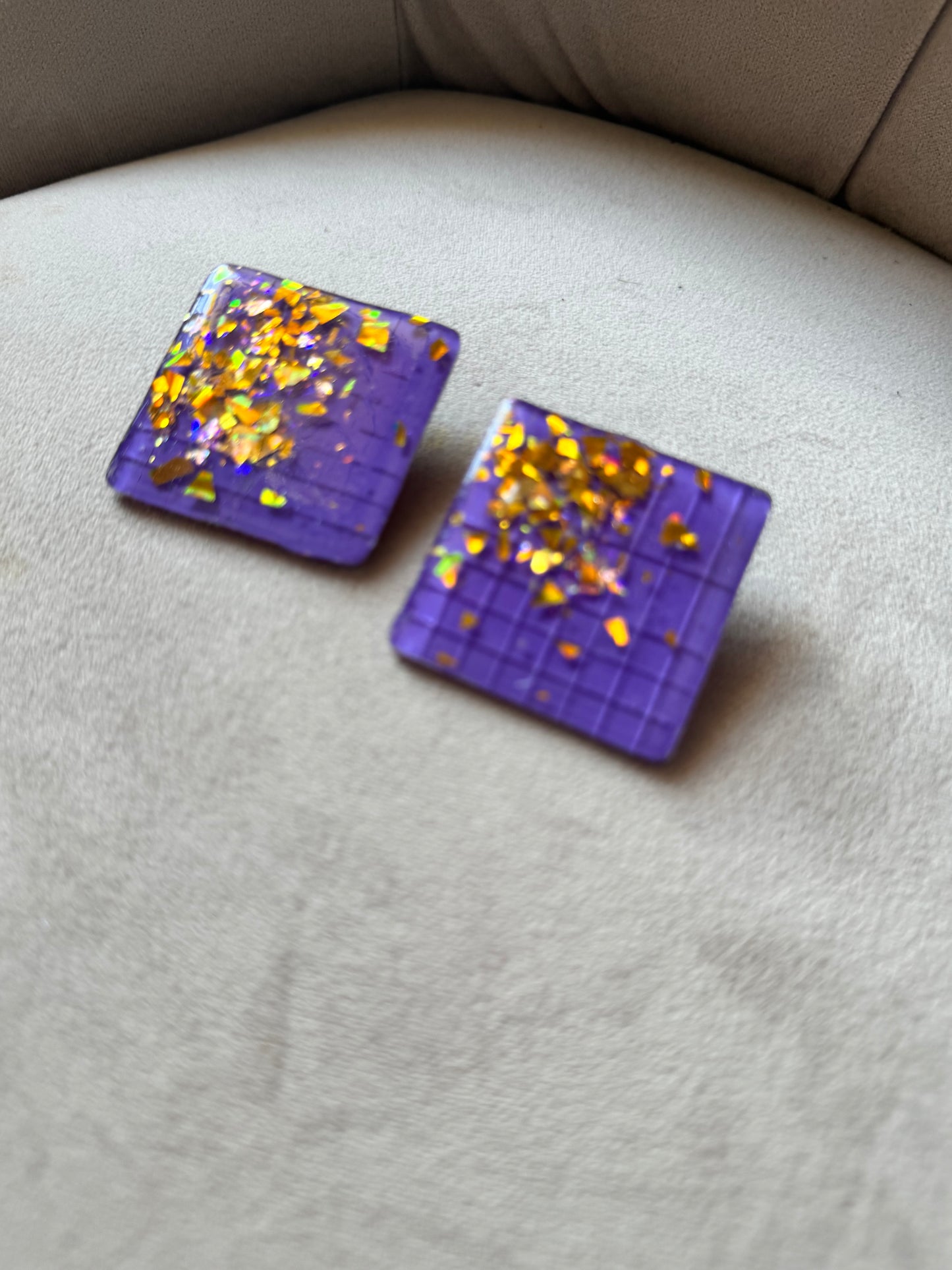 Gleaming Tiles-Purple/Gold