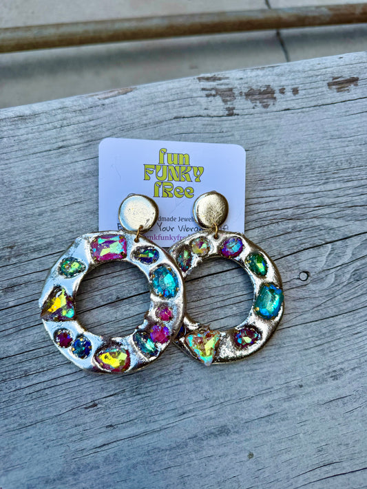 Disco Hoops - Dangle