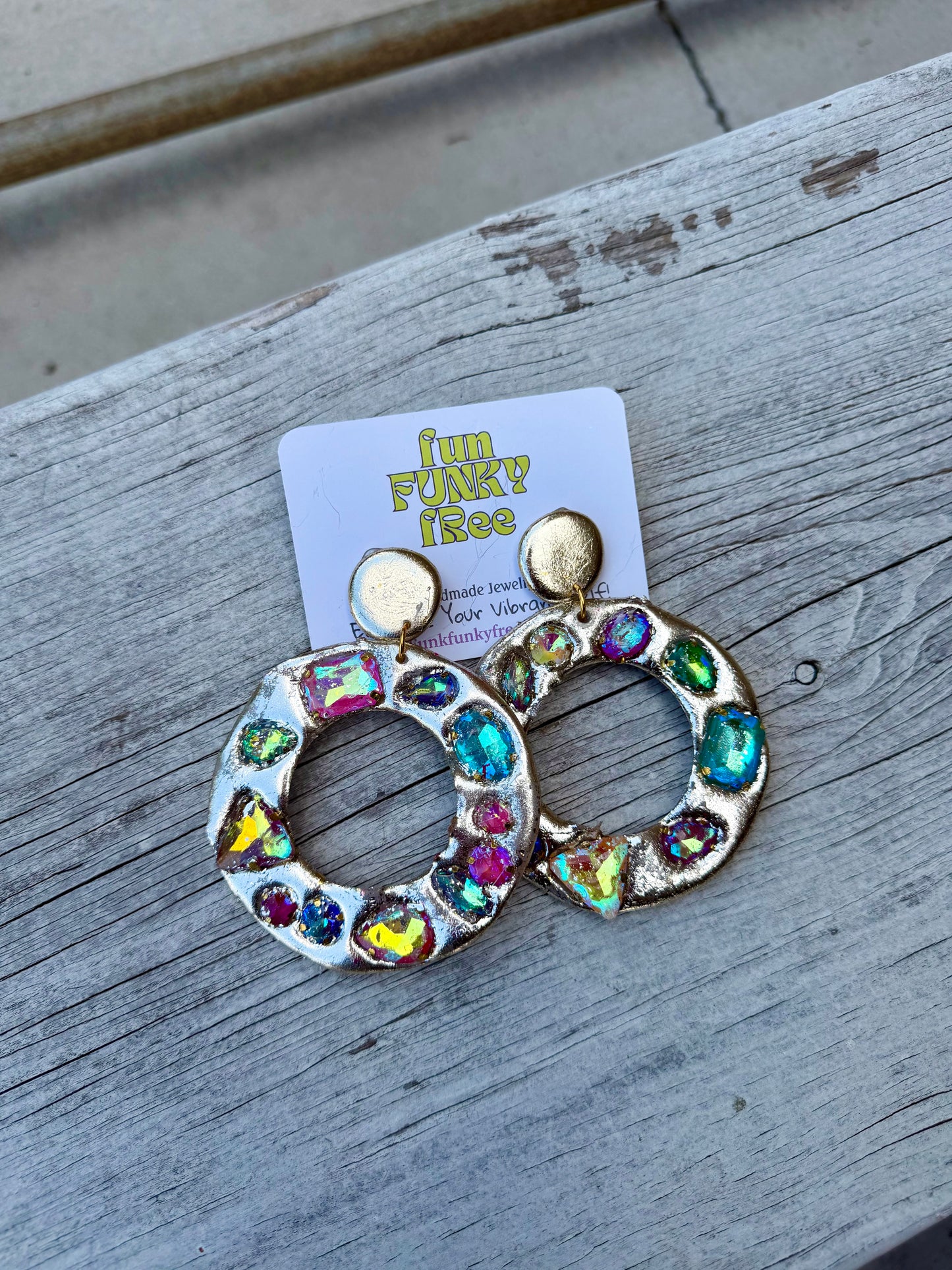 Disco Hoops - Dangle