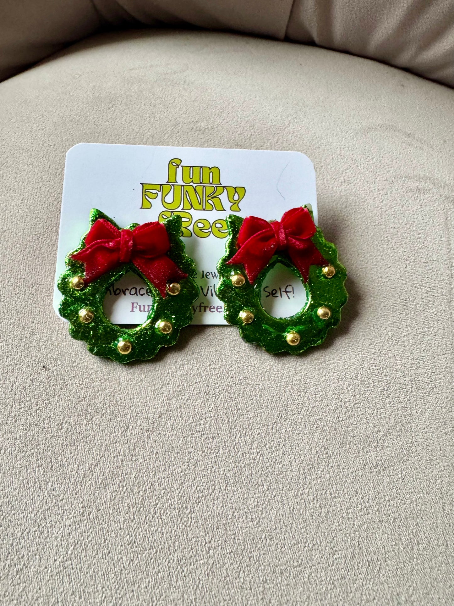 Funky Wreath - Green