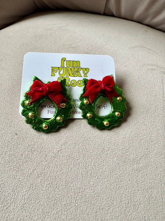 Funky Wreath - Green